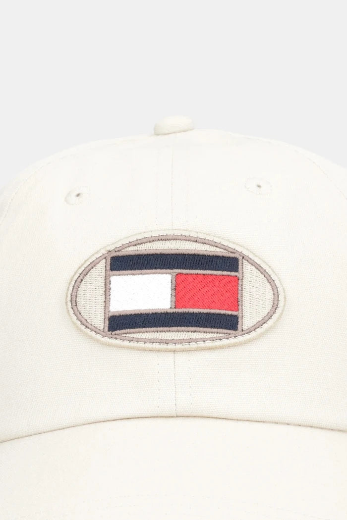 Памучна шапка с козирка Tommy Hilfiger