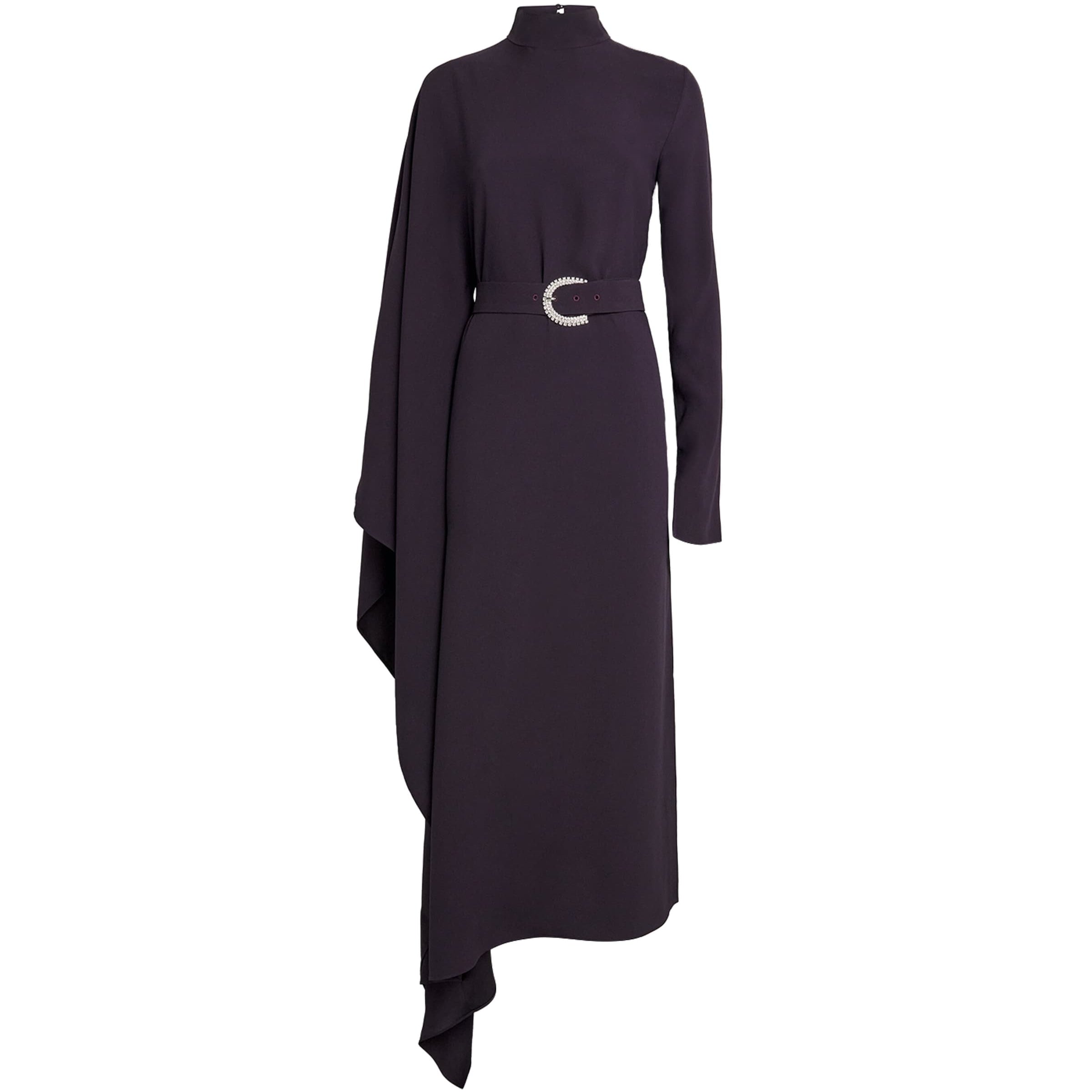 Taller Marmo Black Crepe Barths Maxi Kaftan
