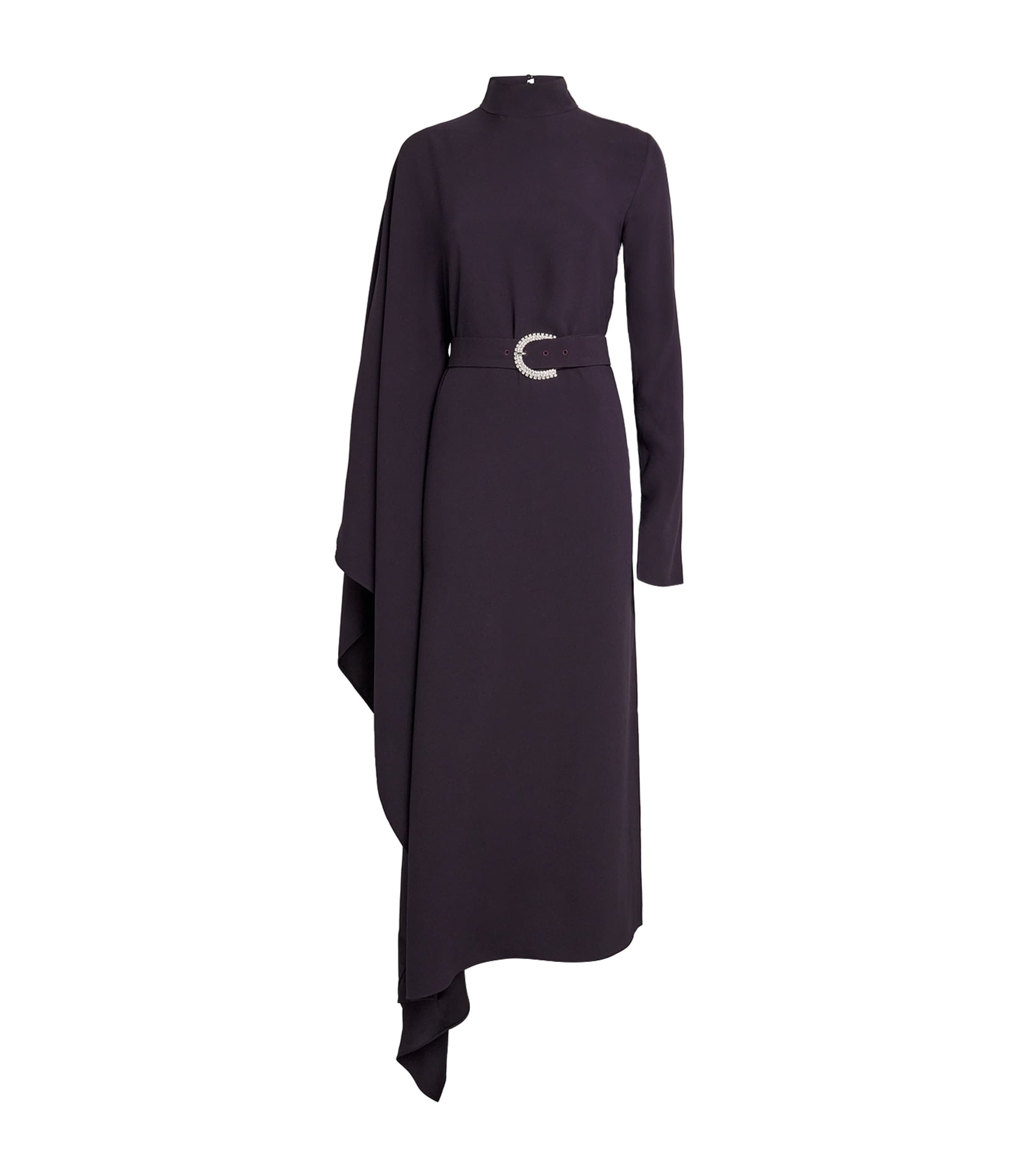 Taller Marmo Black Crepe Barths Maxi Kaftan