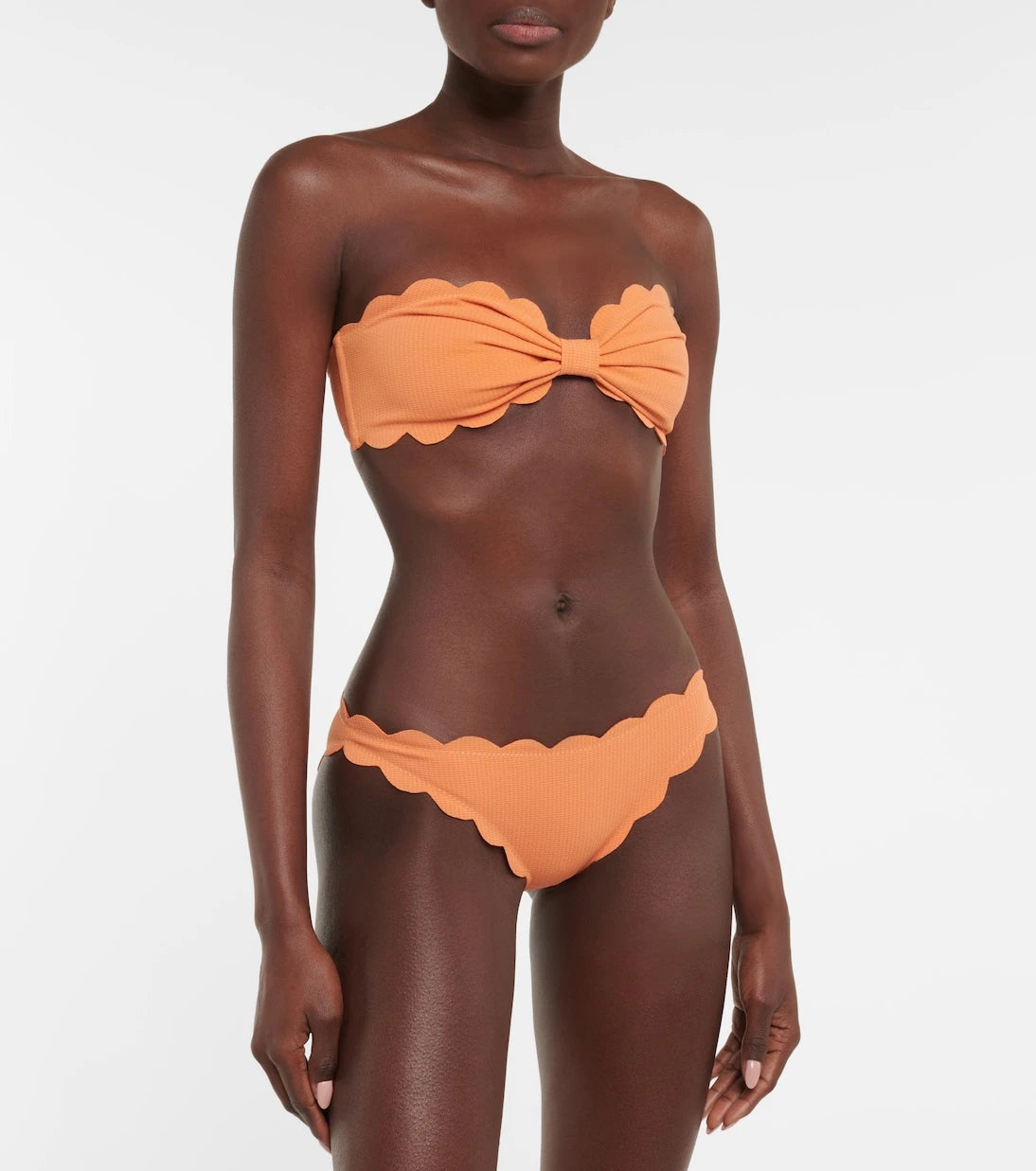 Marysia - Strapless bow-tie bikini top