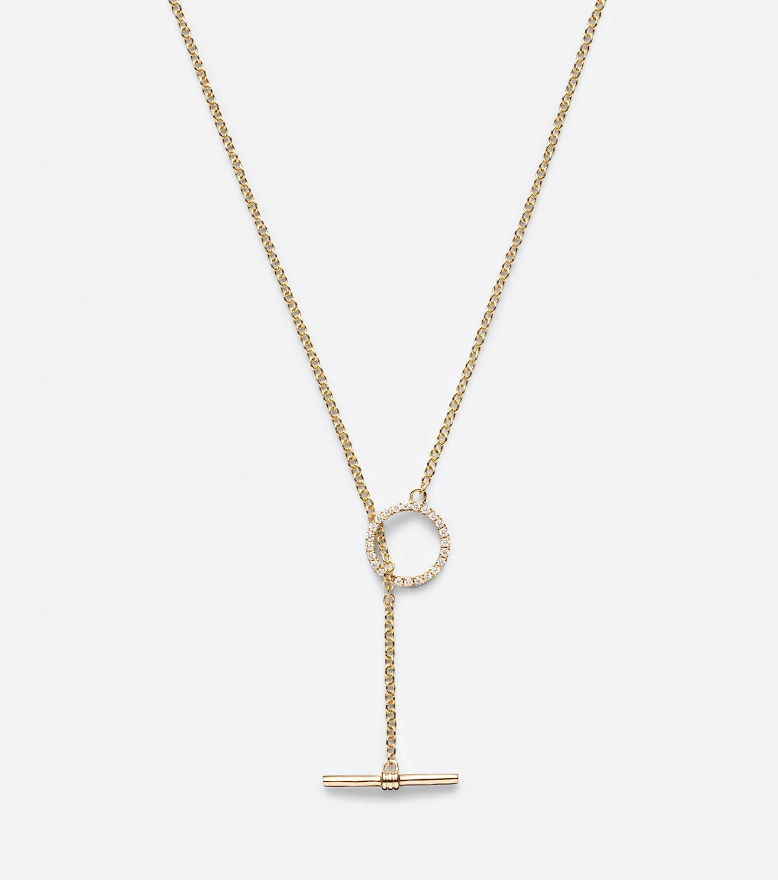 Stone and Strand - 10kt gold necklace with diamonds
