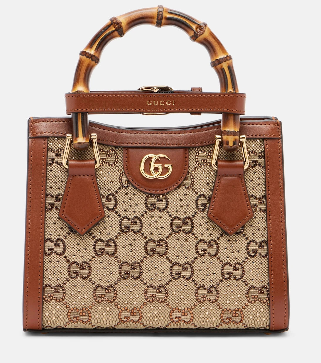 Gucci - حقيبة توت Diana Mini من قماش GG