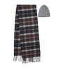Barbour Swinton Beanie and Galingale Scarf Gift Set