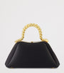 Black x Geraldine Guyot Mini Satin Serpentine Top-Handle Bag