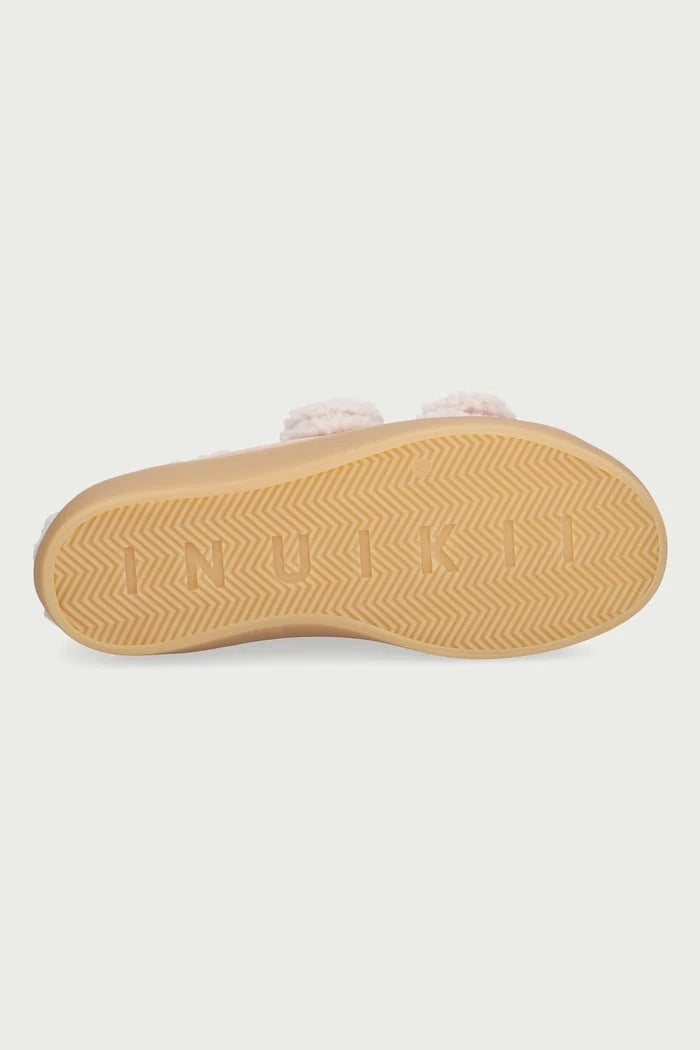 Inuikii Shearling Low Velcro Pastelle kadın süet sneaker