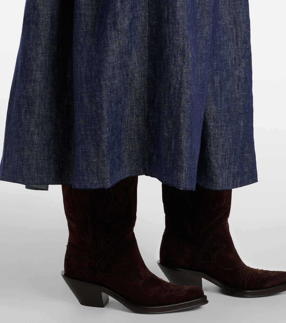 Gabriela Hearst - Eloran linen midi skirt