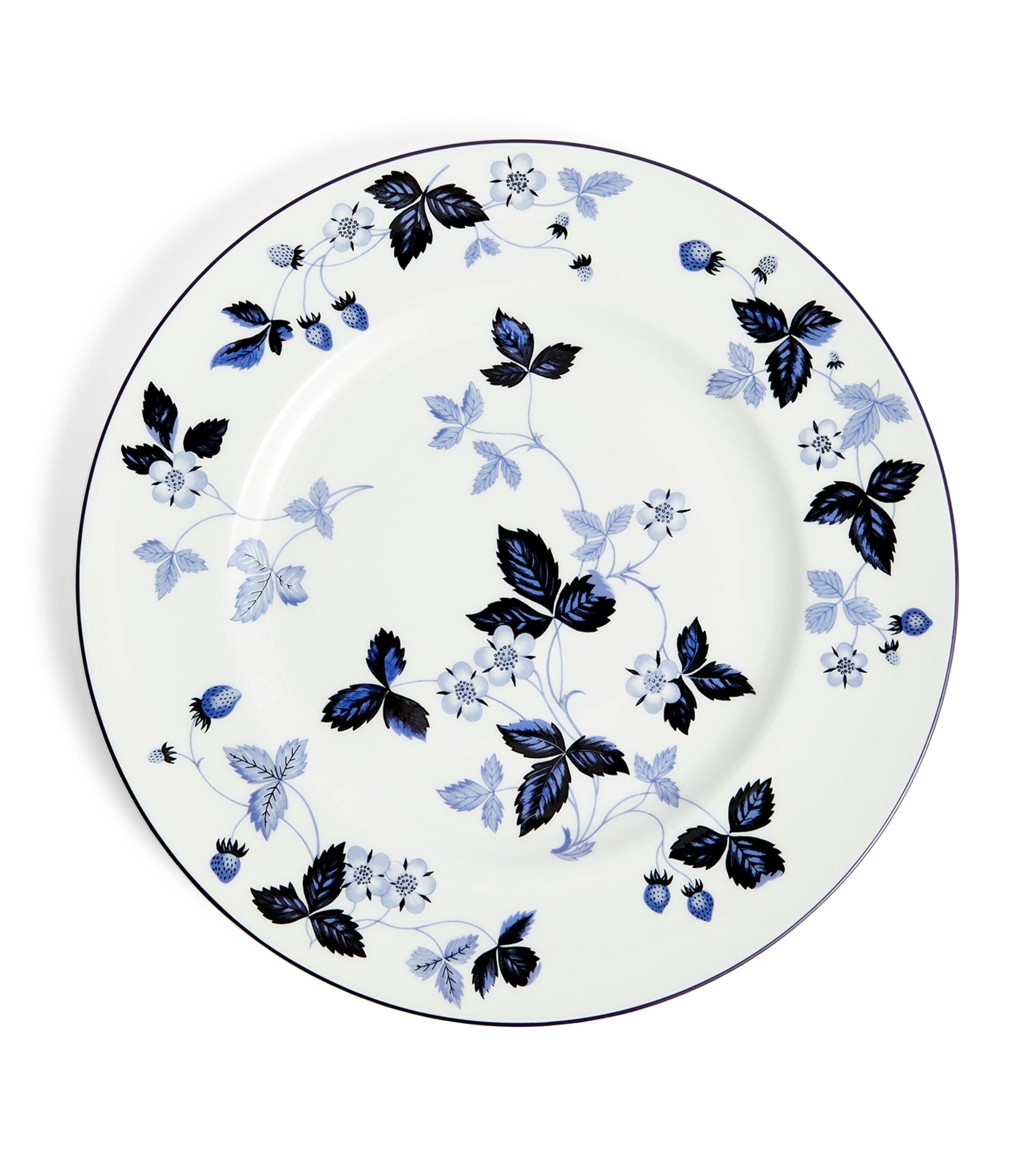 Wild Strawberry Inky Blue Dinner Plate (27cm)
