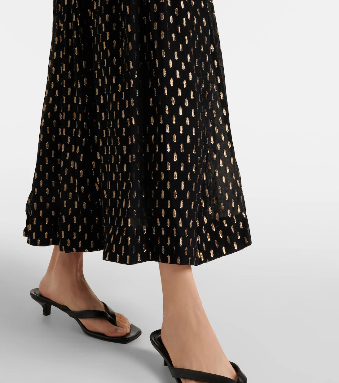 Zimmermann - Daylight halterneck lamé midi dress