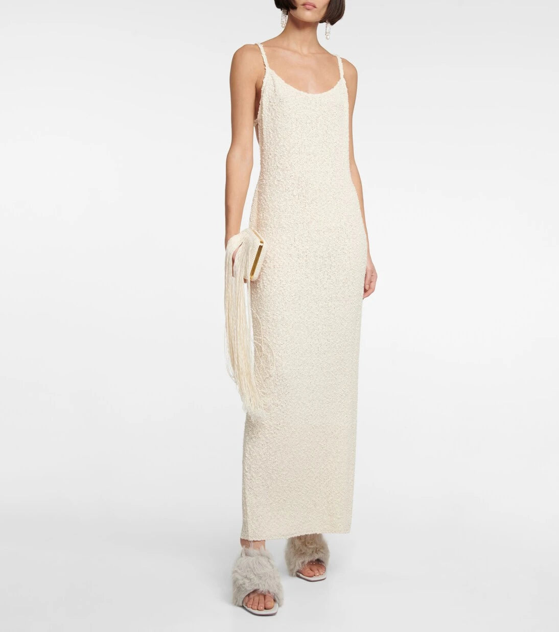 Magda Butrym - Shearling PVC mules
