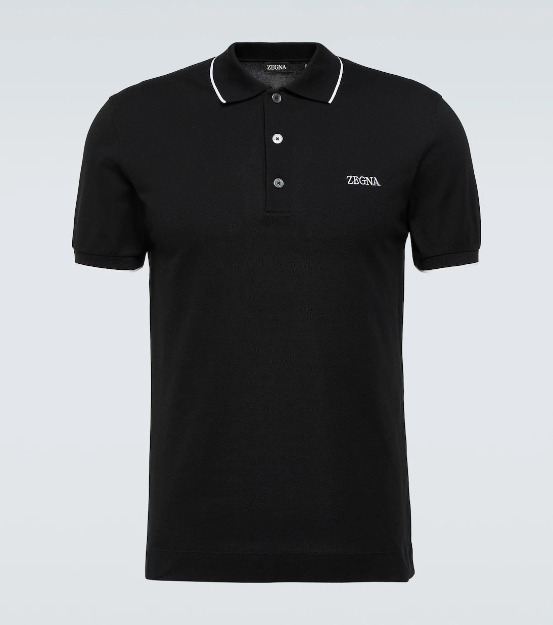Zegna - Pamuklu karışım polo tişört