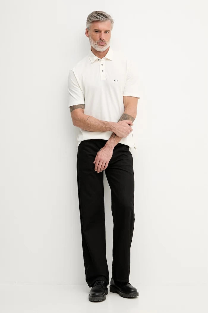 Armani Exchange тениска с яка мъжка памучна