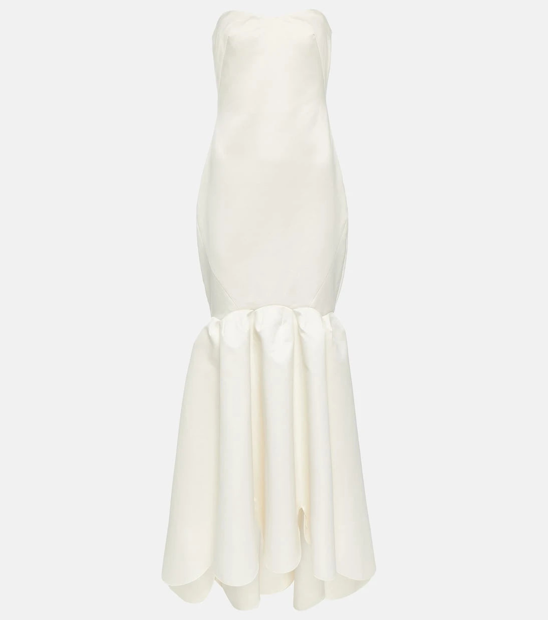 Rotate - Bridal strapless twill gown