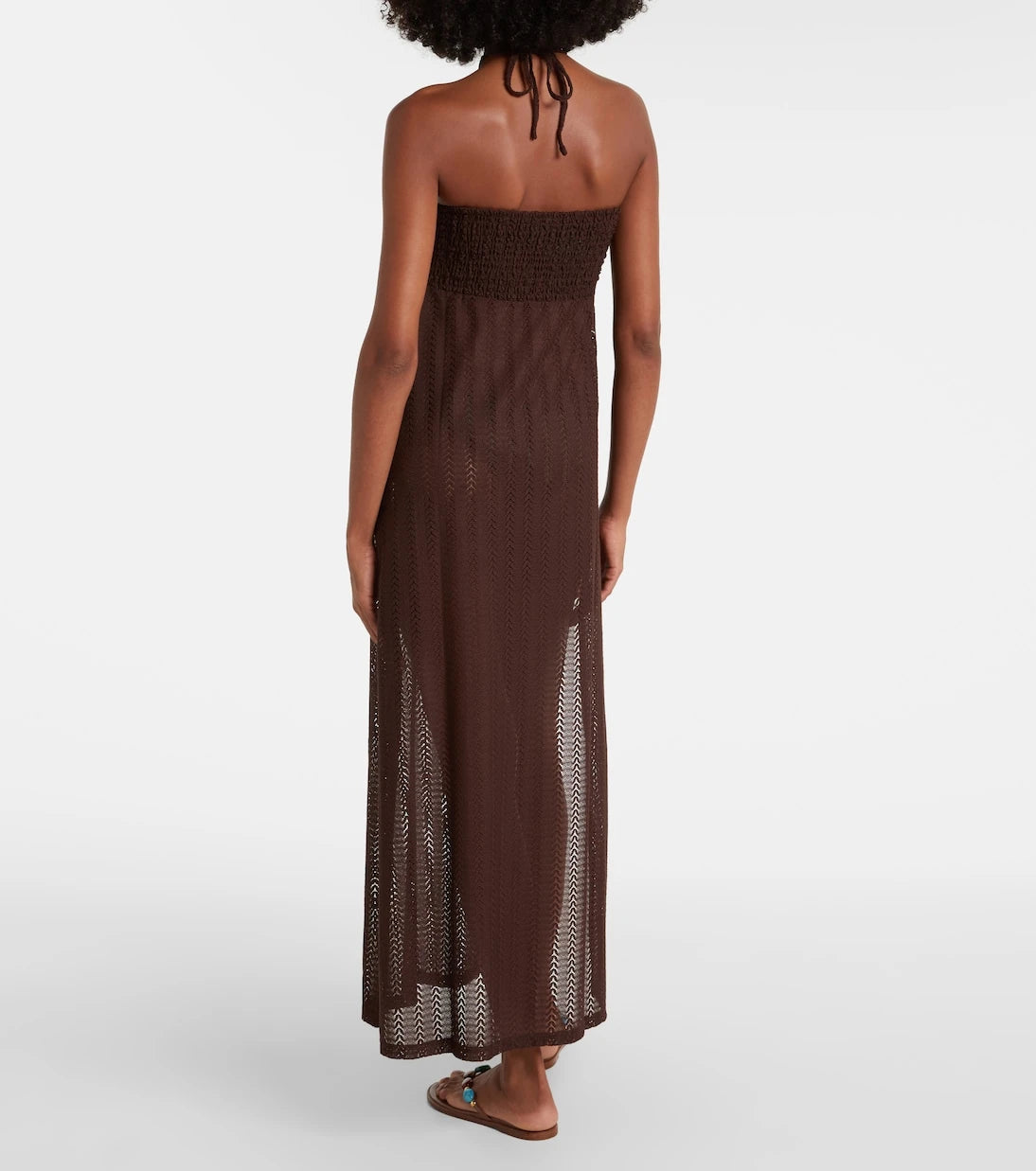 Melissa Odabash - Harriet keyhole halterneck maxi dress