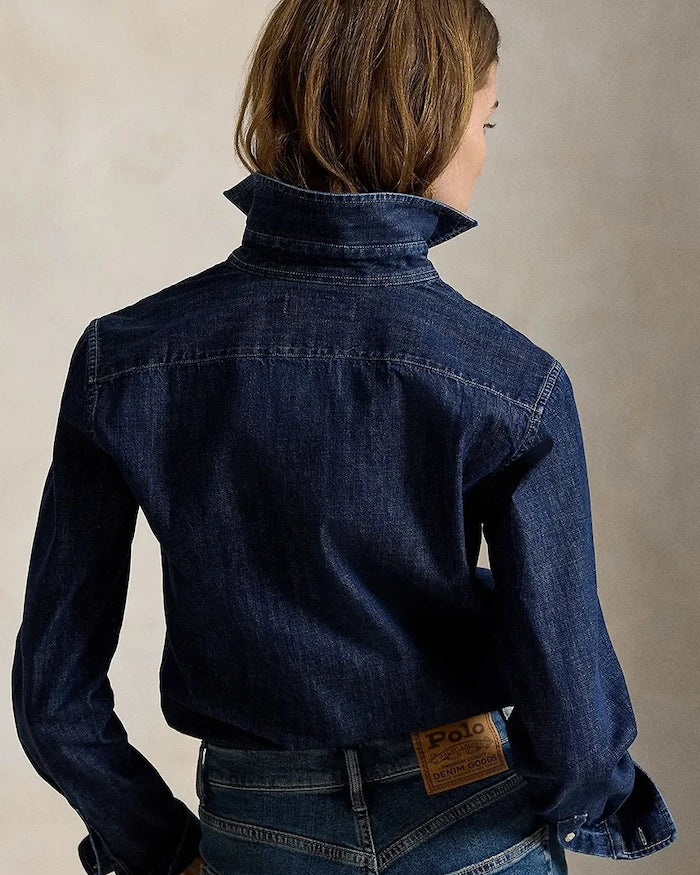 Polo Ralph Lauren kadın denim gömlek