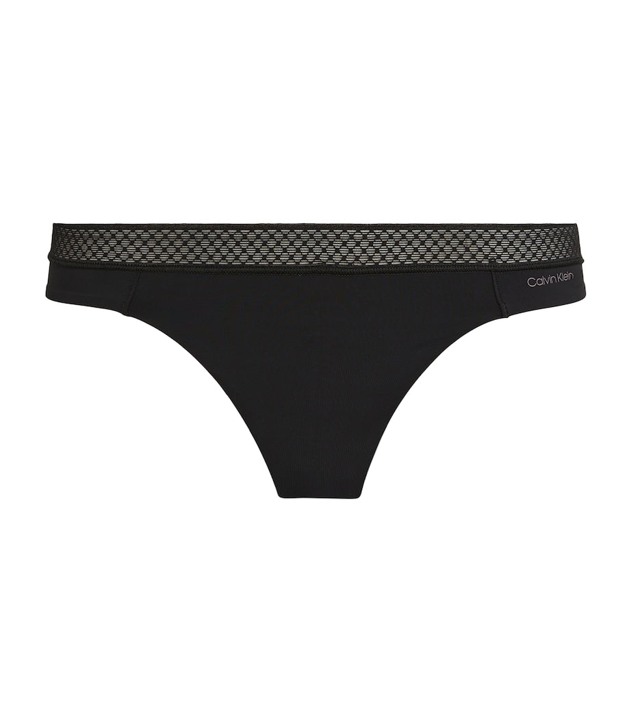 Calvin Klein Black Seductive Comfort Thong
