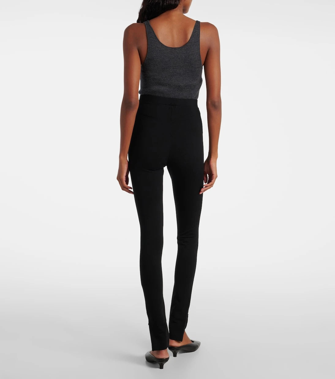 Toteme - Zip high-rise leggings