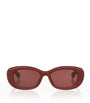 Gucci Red Injected 0GC002381 Sunglasses