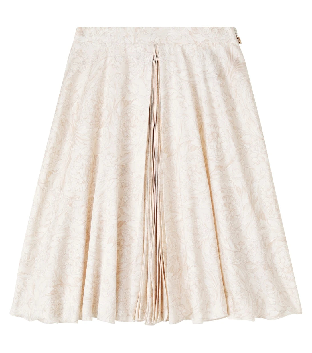 Versace Kids - Barocco pleated twill skirt
