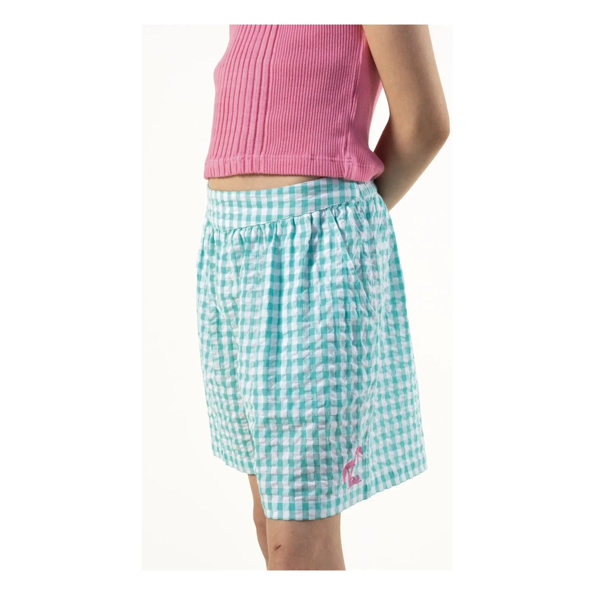 Sunchild - Tomas Vichy shorts | Turquoise