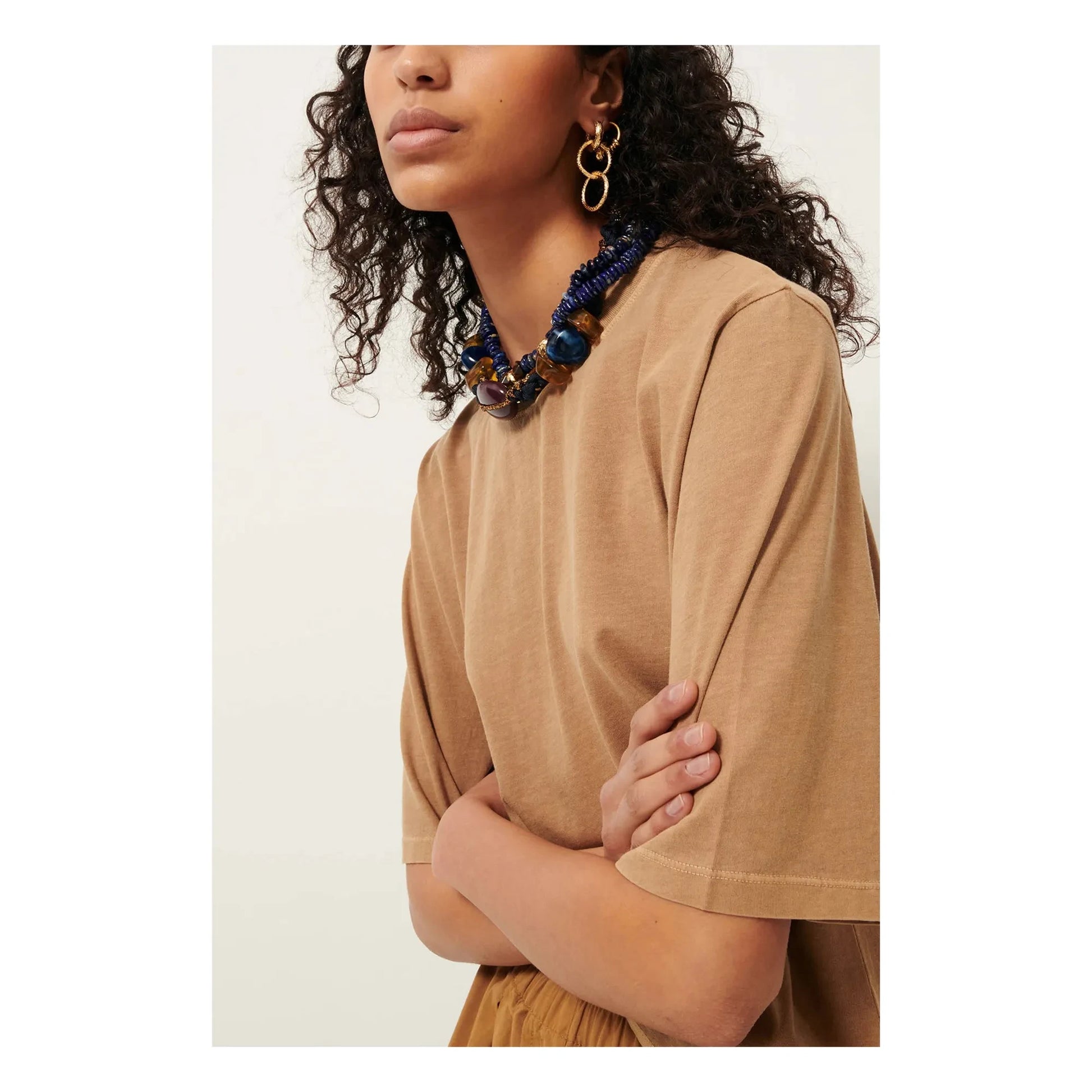 Sessùn - Sergio Cotton T-shirt | Beige