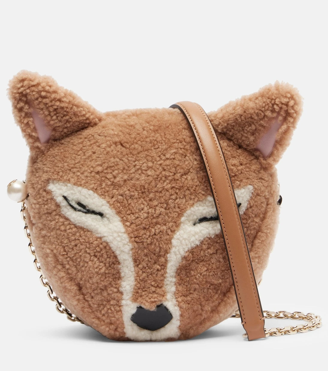 Jimmy Choo - Soft Fox Mini shearling shoulder bag