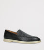Brotini Alligator Skin Loafers