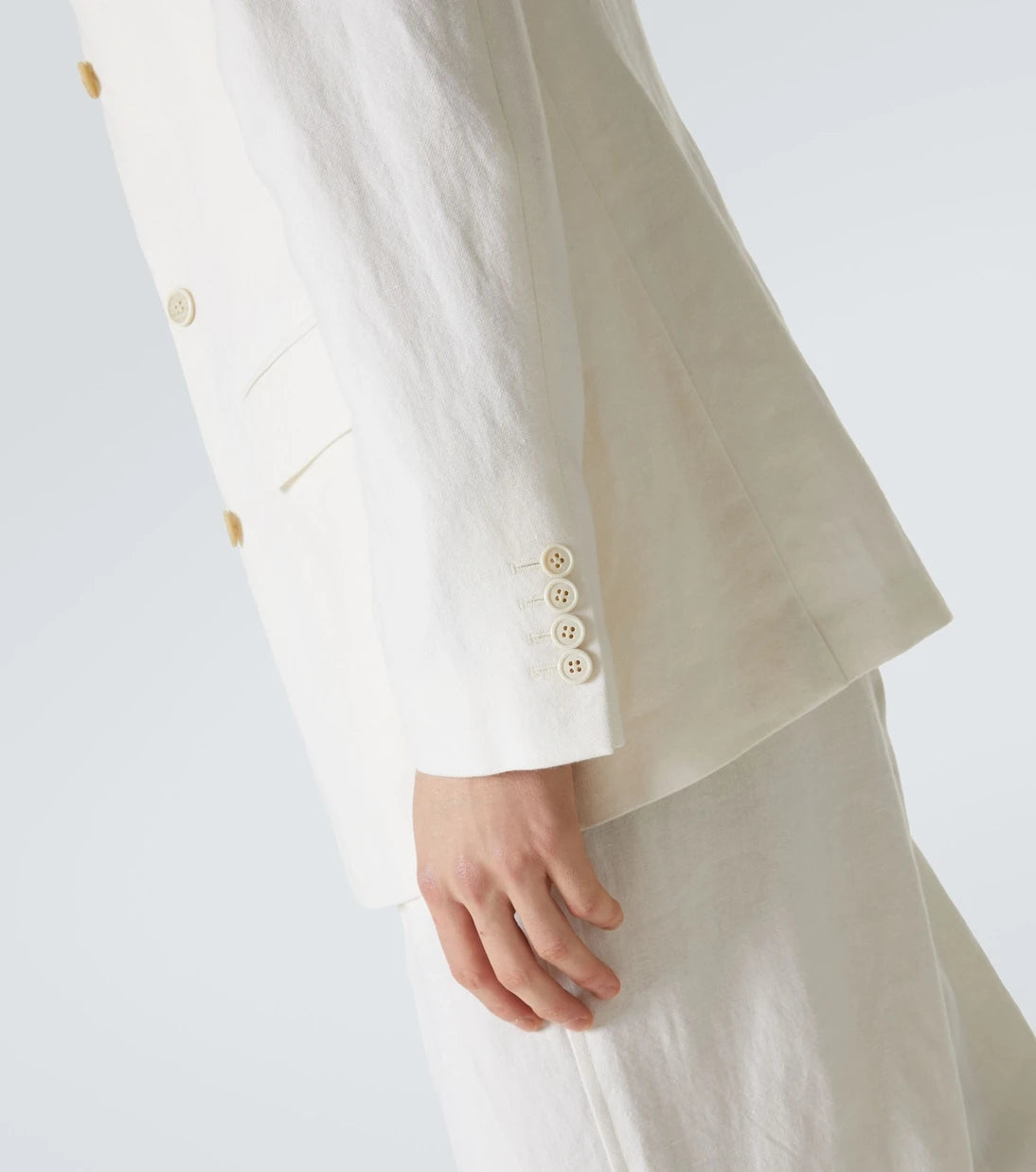 Dries Van Noten - Linen, wool, silk, and cashmere blazer