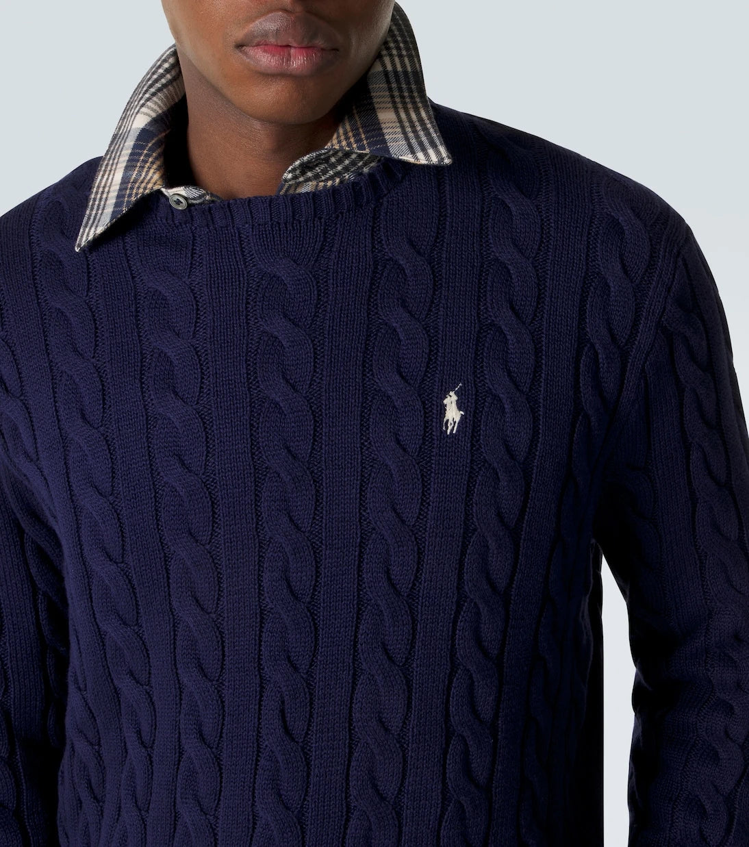 Polo Ralph Lauren - سترة قطنية بنقشة الكابل