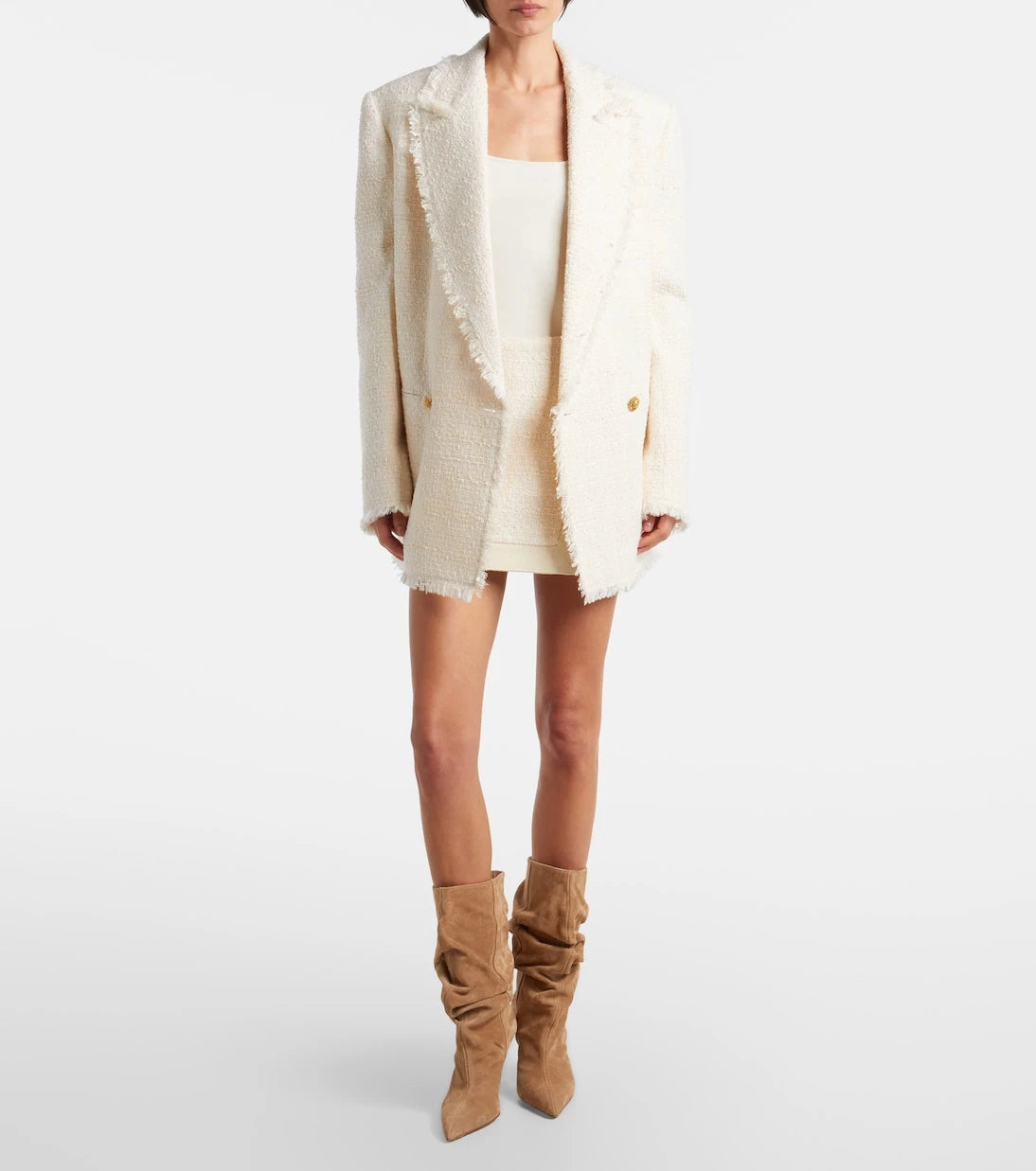 Balmain - Tweed miniskirt