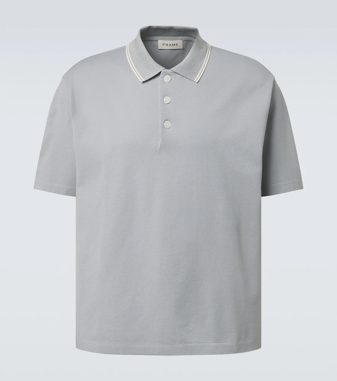 Frame - Cotton piqué polo shirt