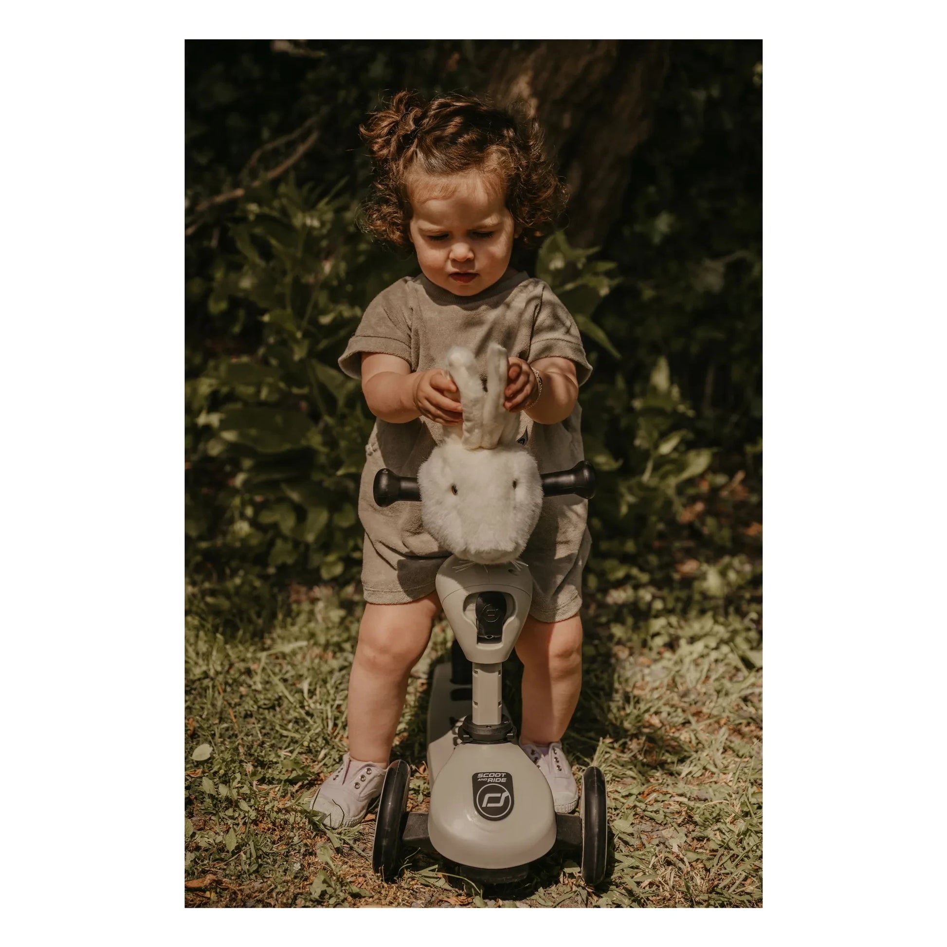 Wild & Soft - Rabbit scooter head | White