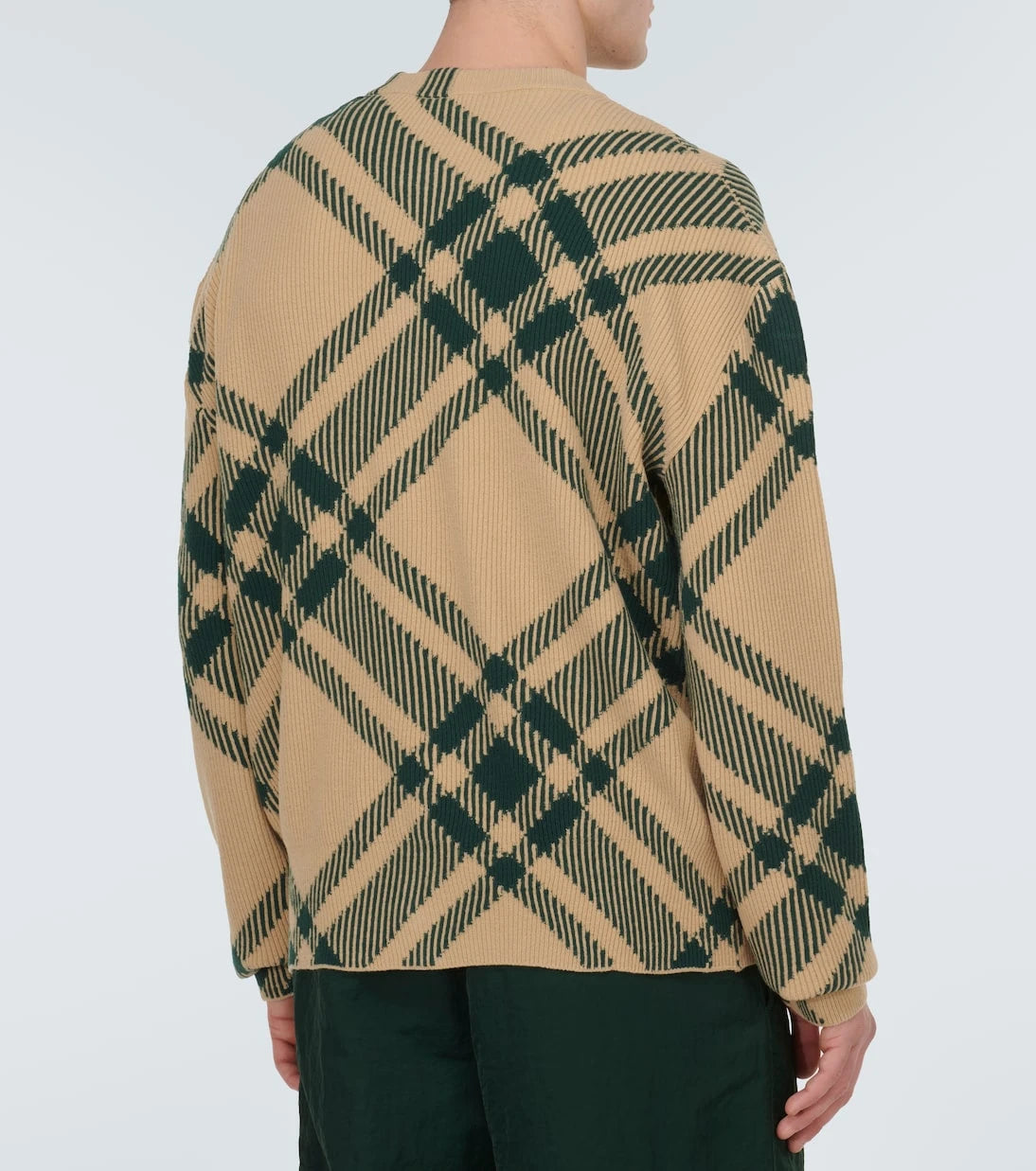Burberry - Burberry Check wool-blend cardigan