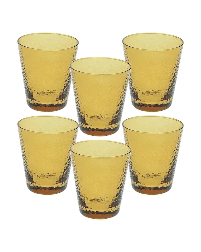 Tognana комплект стъклени чаши от цветно стъкло 330 ml