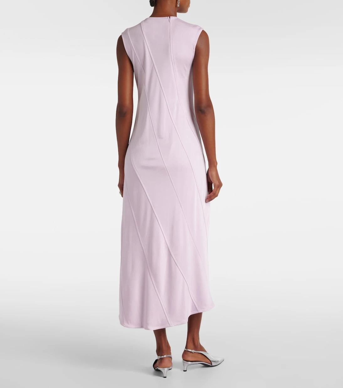 Jil Sander - Asymmetric midi dress