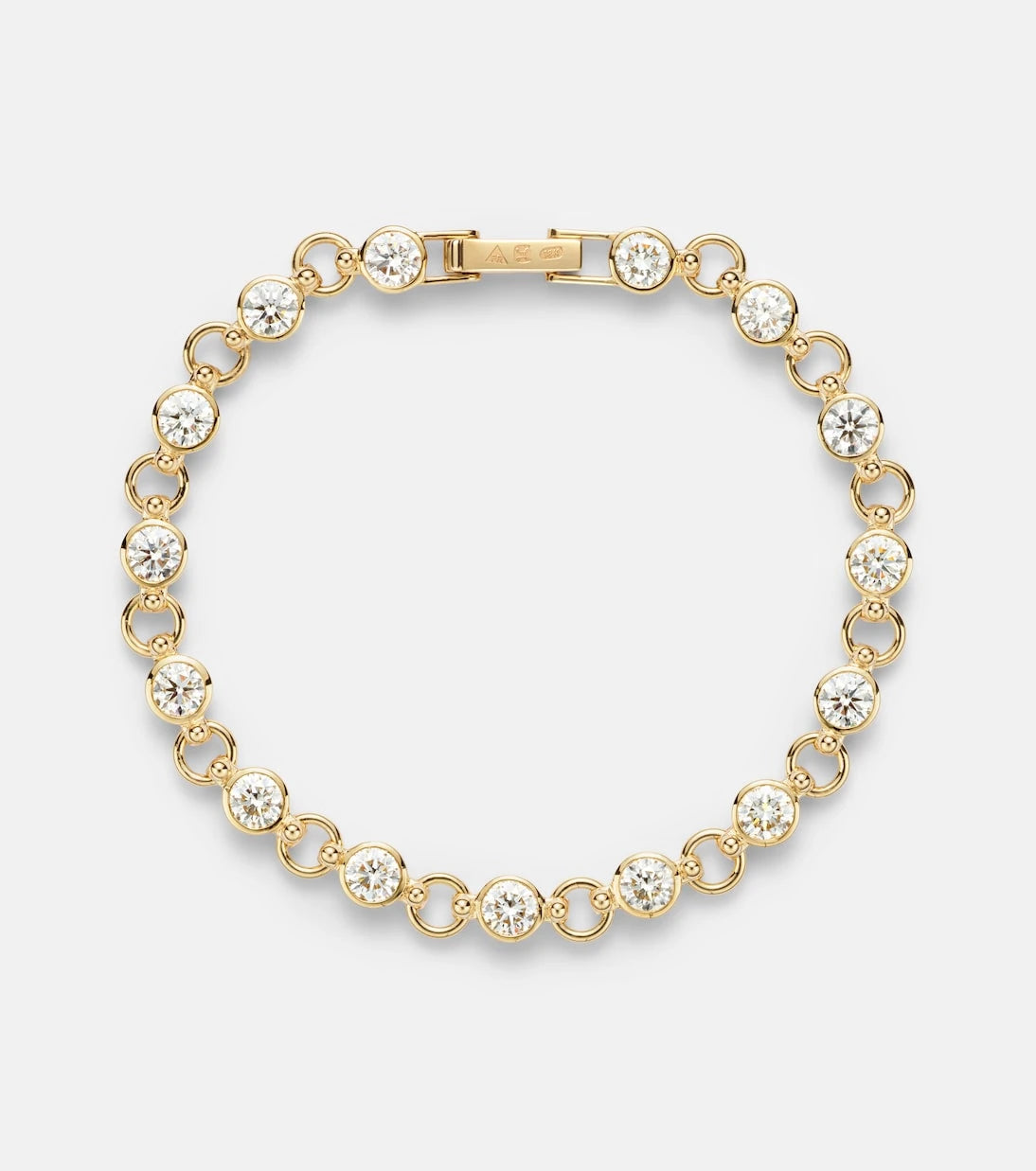 FoundRae - Rivière 18kt gold chain bracelet with diamonds