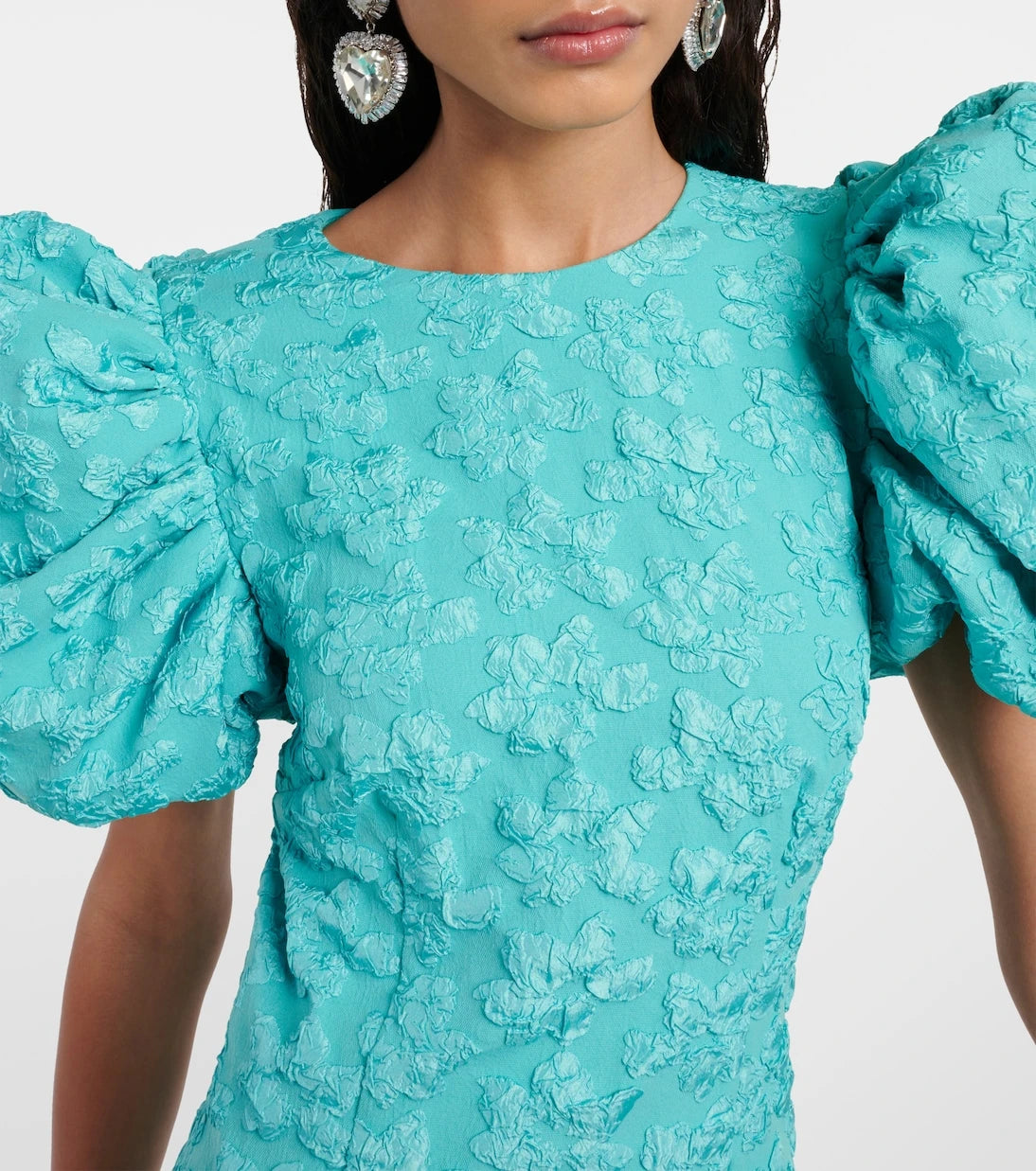 Rotate - Jacquard midi dress