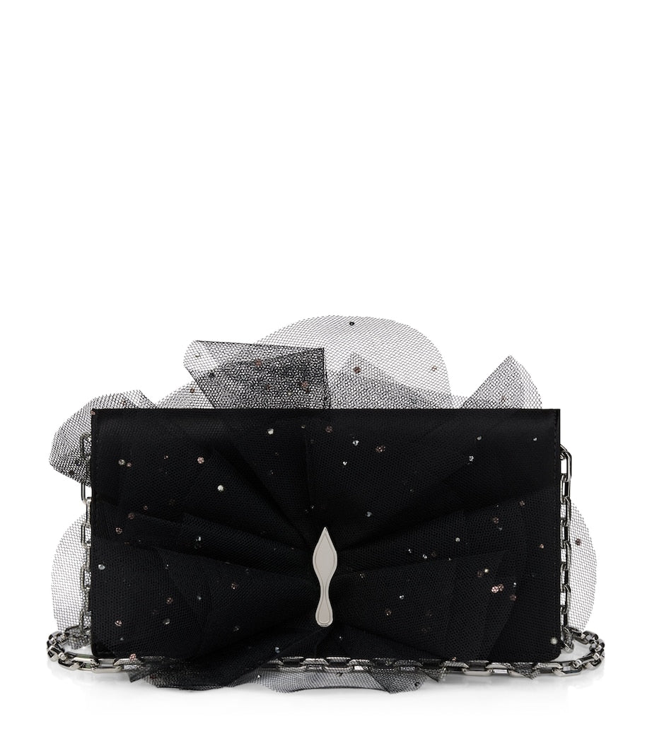 Christian Louboutin Bettina Tulle Clutch Bag