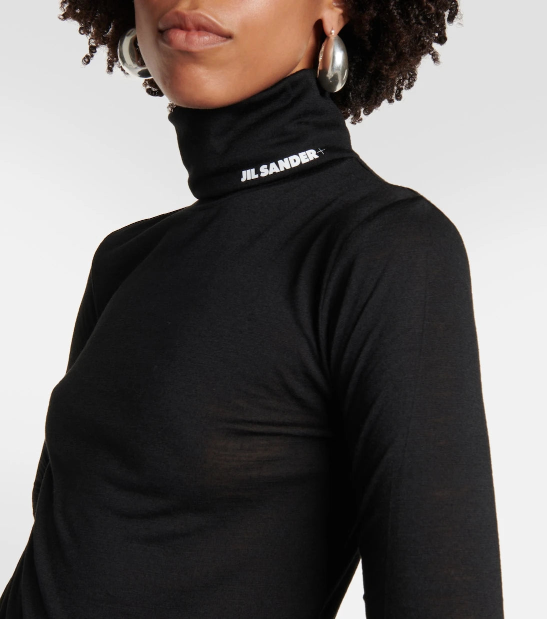 Jil Sander - Logo turtleneck sweater
