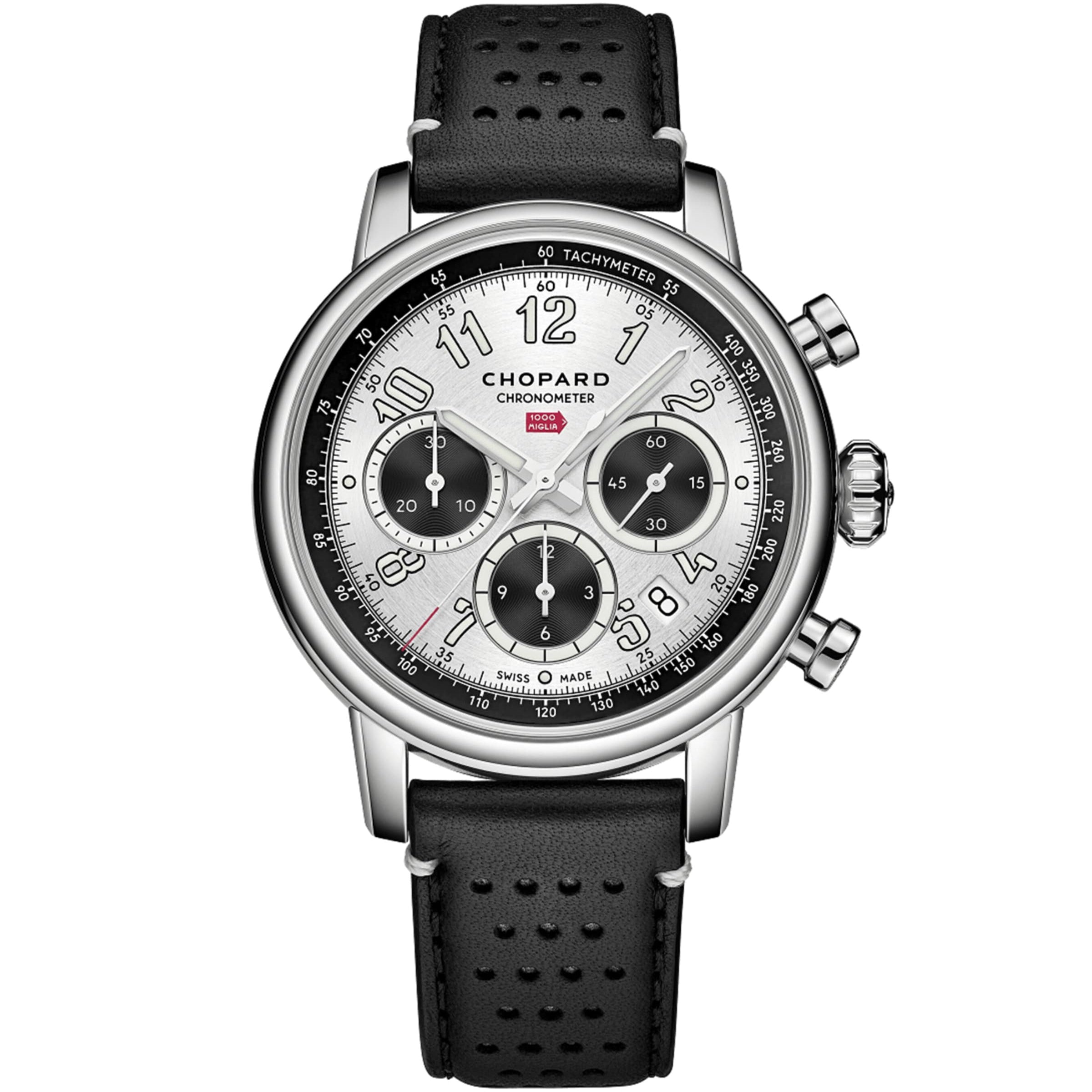 Stainless Steel Mille Miglia Chronograph Watch 40.5mm