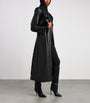 NOUR HAMMOUR Black Lambskin Kasha Coat