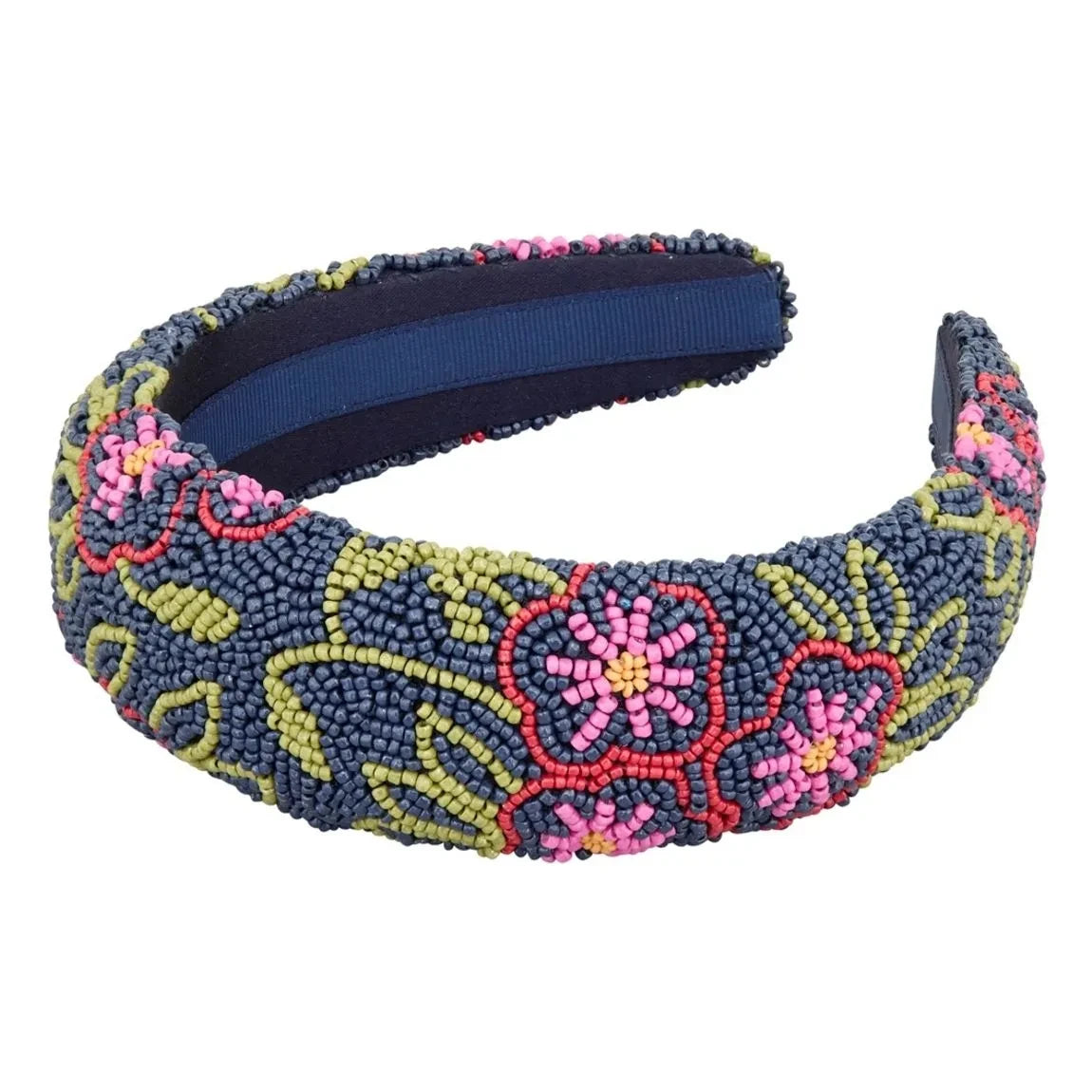 Becksöndergaard - Pearl headband Efloria Wide | Navy blue