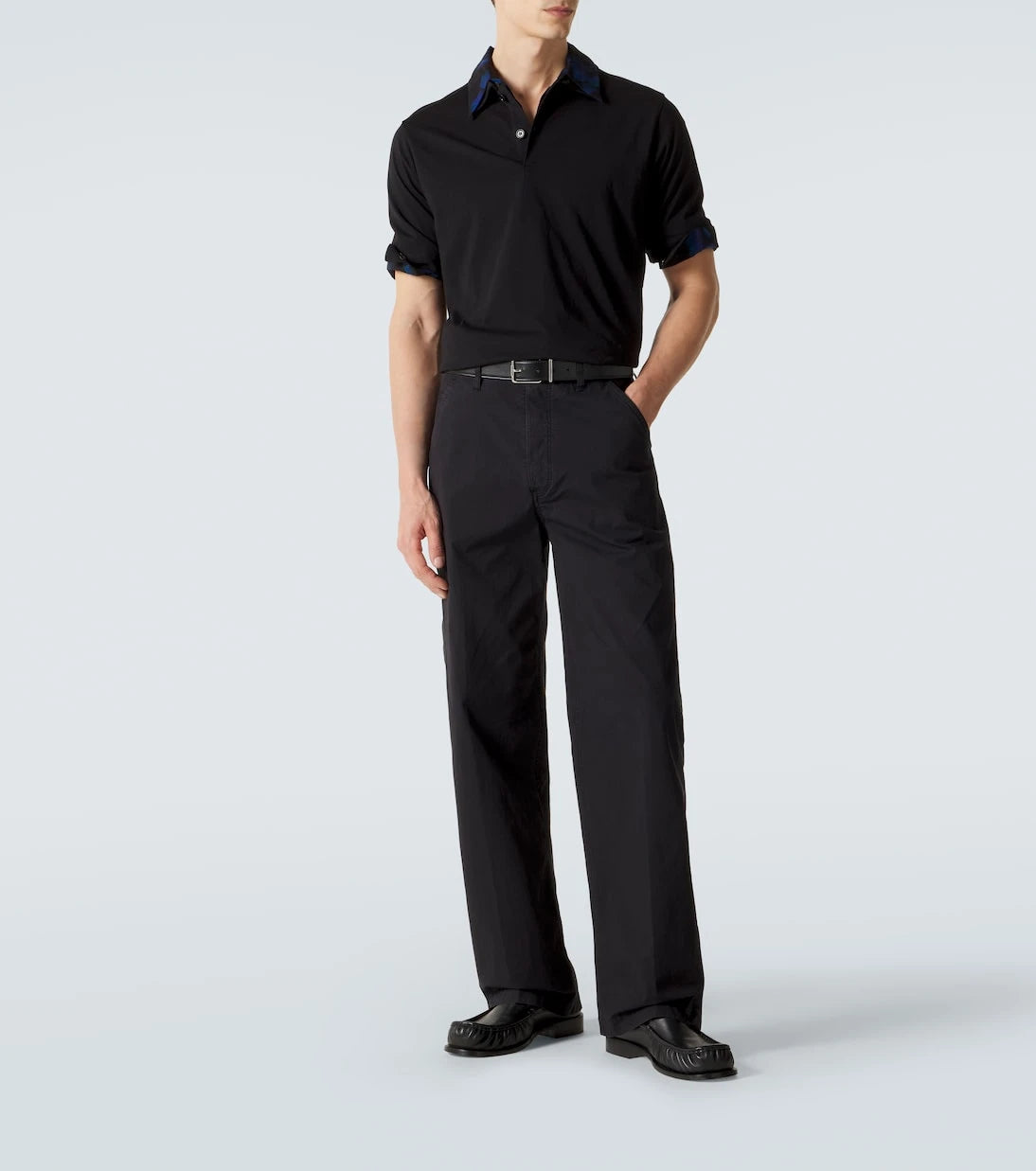 Dries Van Noten - Cotton straight pants