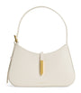 Demellier Ivory Leather Tokyo Shoulder Bag