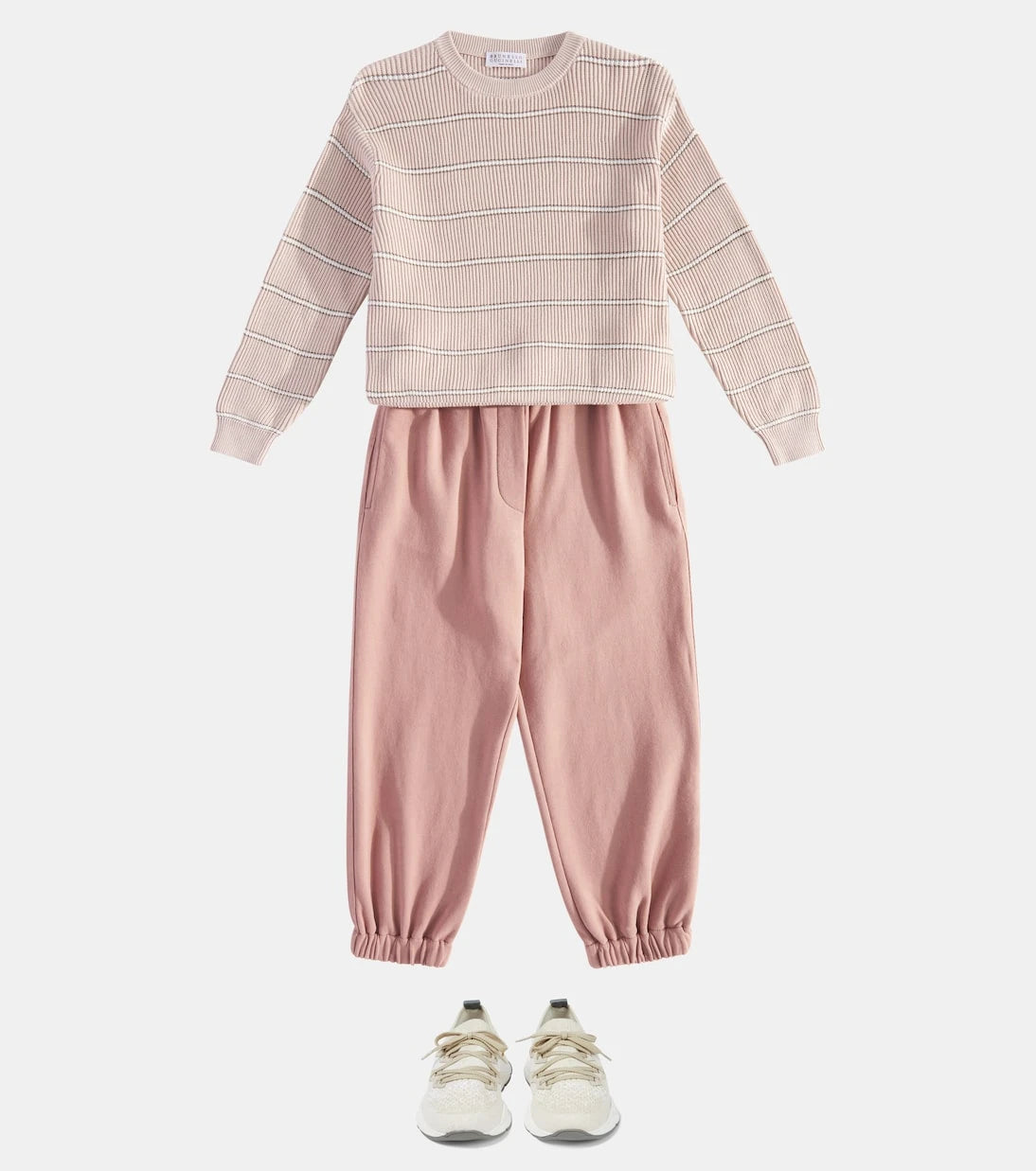 Brunello Cucinelli Kids - بنطال رياضي قطني