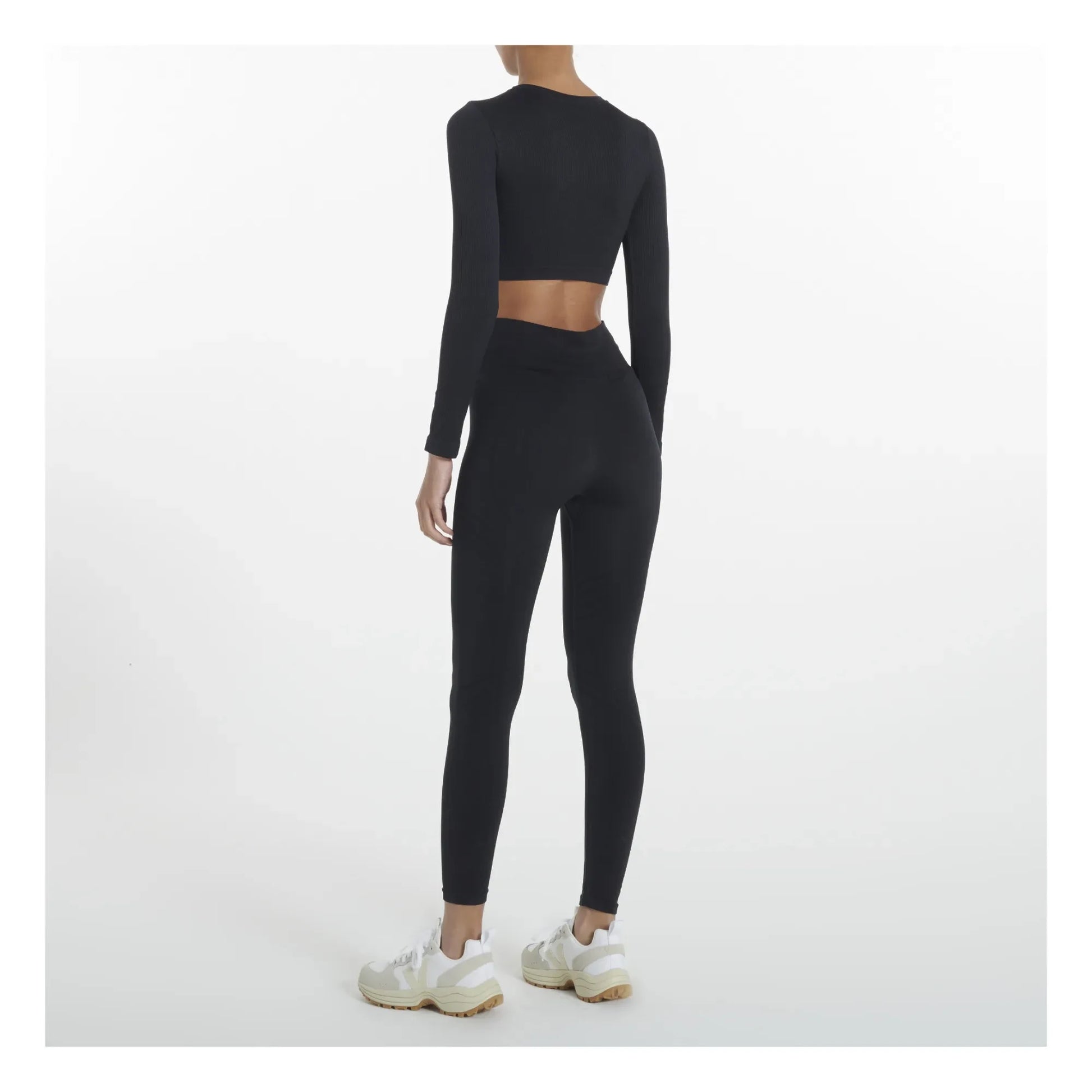 PRISM² - Evoke Ribbed Top | Black
