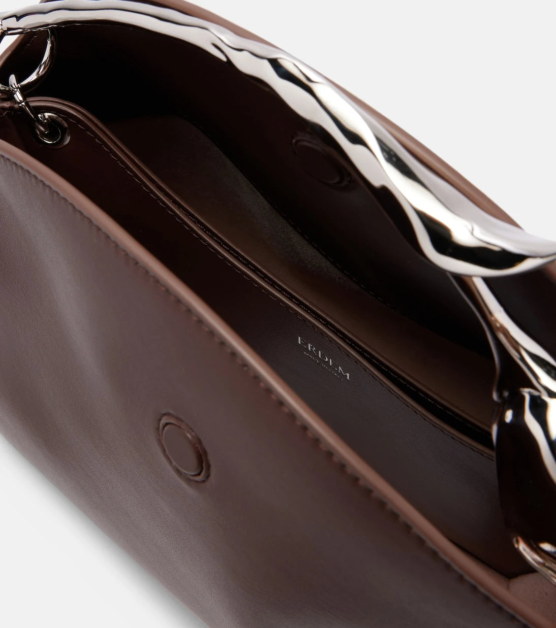 Erdem - Bloom Midi leather top-handle bag