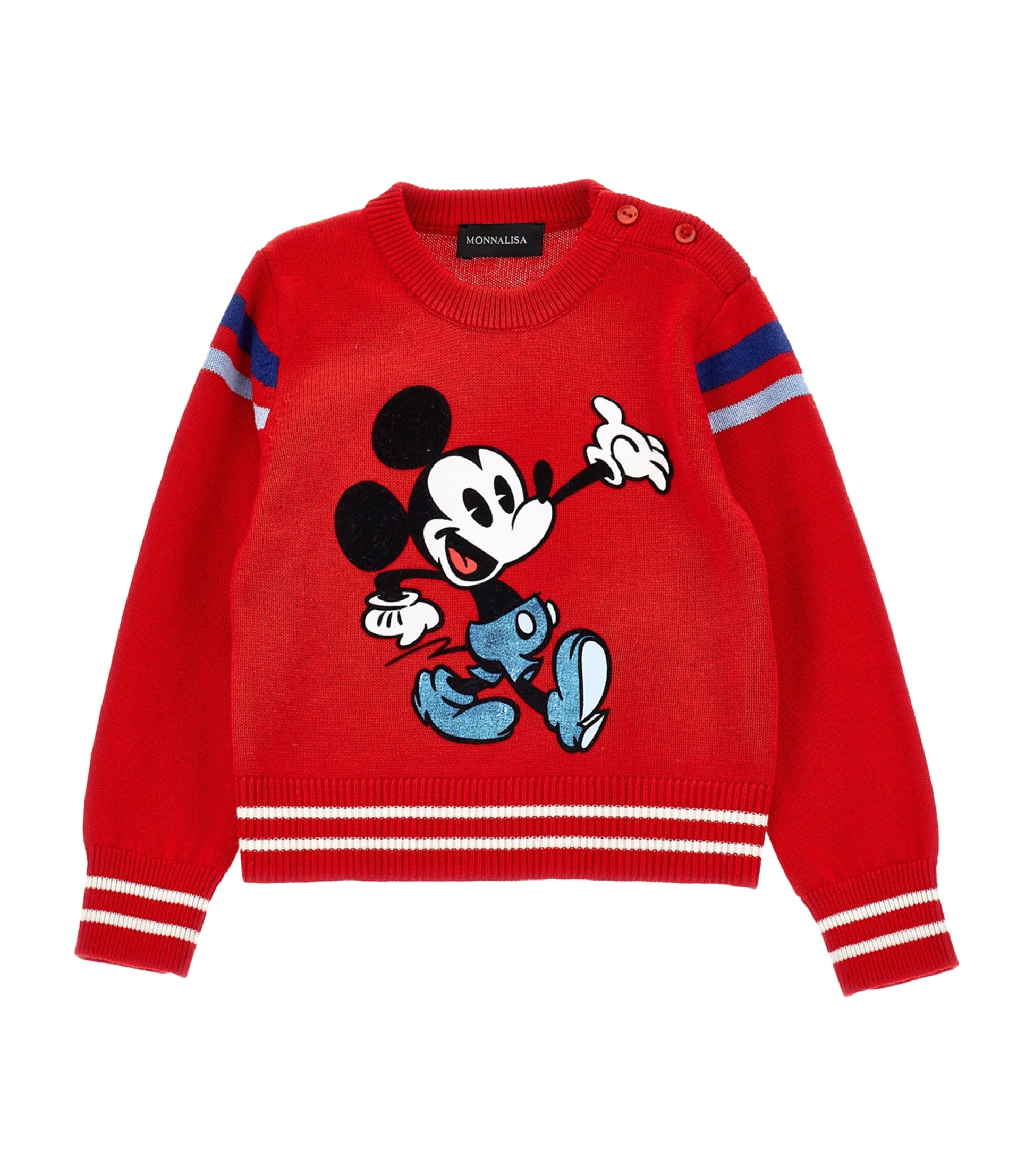 Monnalisa x Disney Wool-Cotton Mickey Mouse Sweater (6-24 Months)