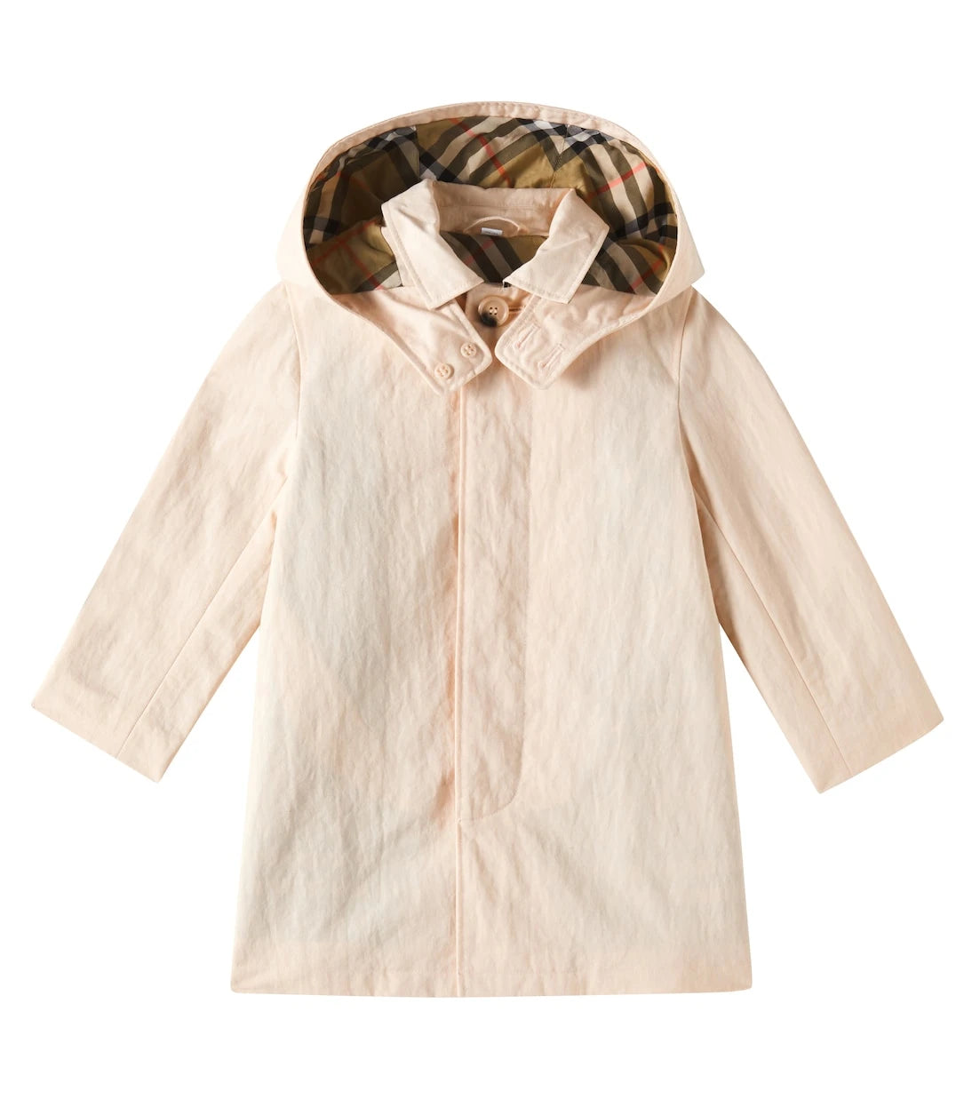 Burberry Kids - معطف هادلي بغطاء رأس