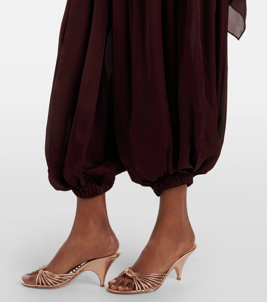 Zimmermann - Luna silk satin chiffon balloon pants