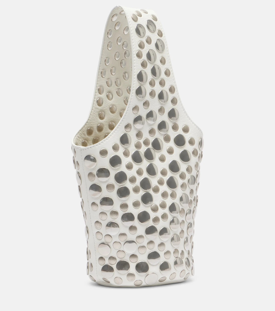 Khaite - Livia Small studded leather bucket bag